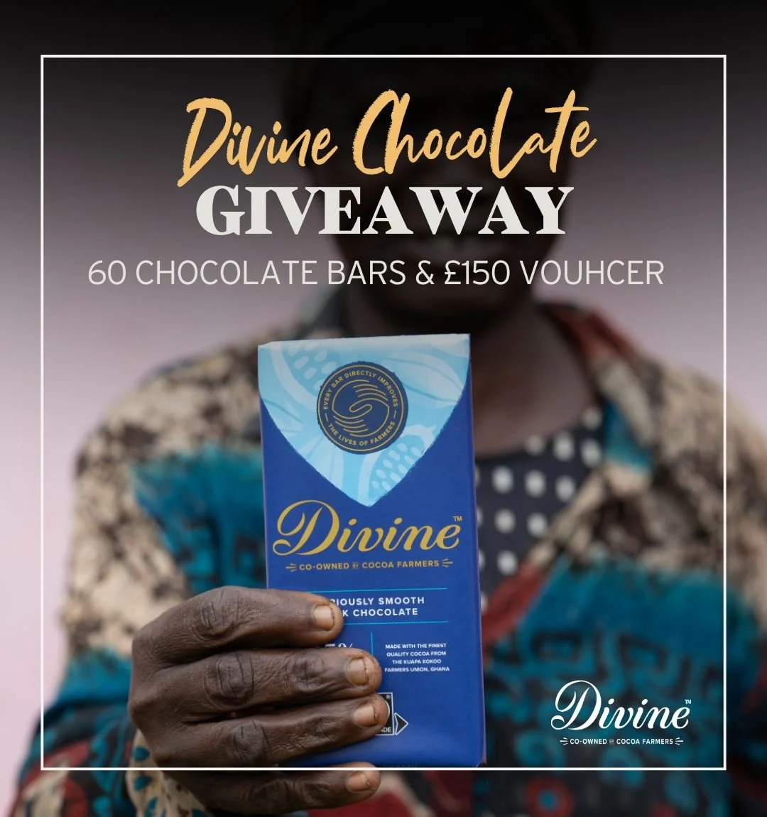 🎄 10 Days of Christmas GiveAway 🎄

Win 4 cases of 15 chocolate bars from Divine Chocolates and a &pound;150 voucher to use at Humble Grape- call it a little festive Divine intervention 👀

HOW TO ENTER
✨ Follow @humblegrape and @divinechocolateuk
✨