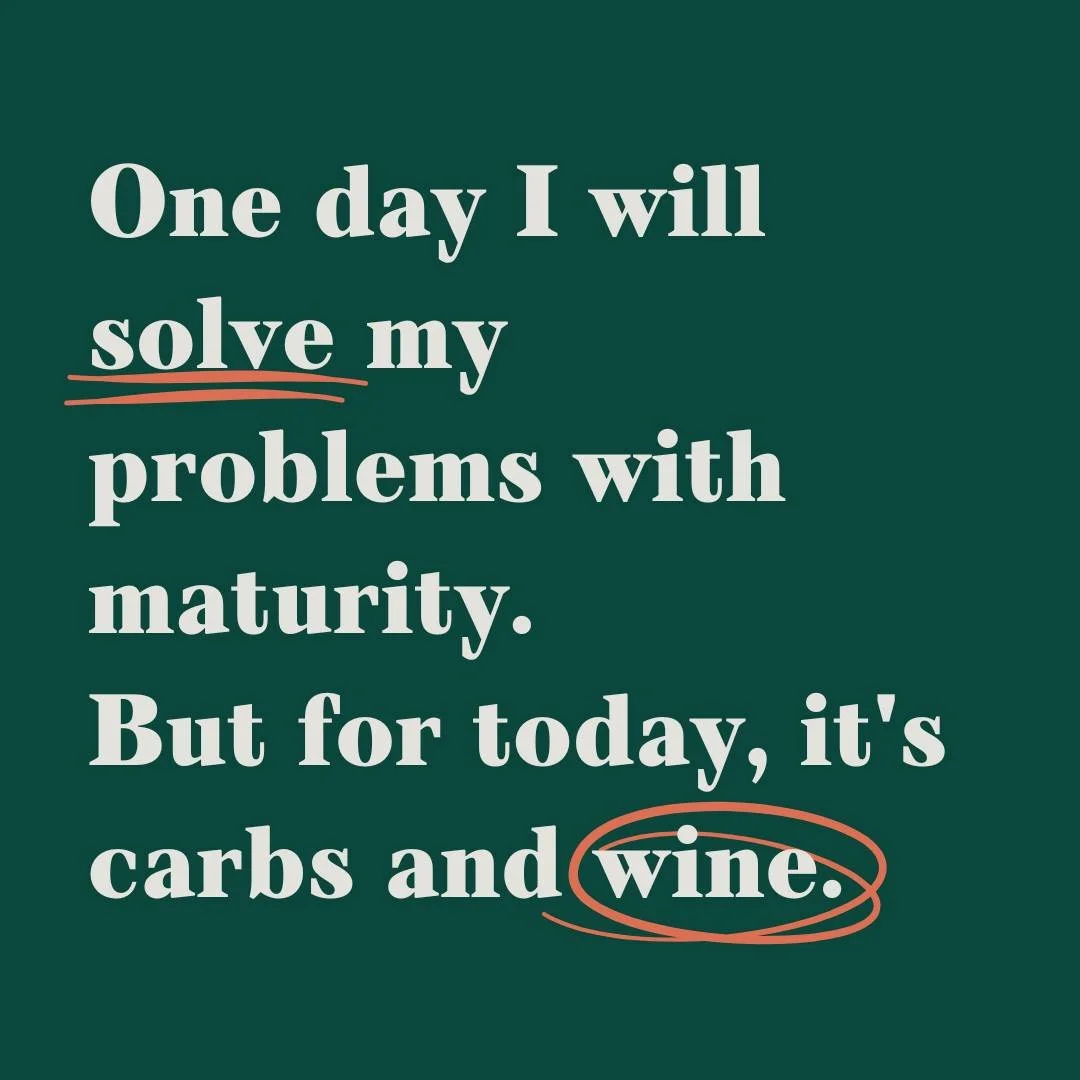 Carbs and wine have solved more of my problems than maturity ever has 🥐🍷

#quoteoftheday #winequotes #dailyquotes #relatablequotes #carbsandwine