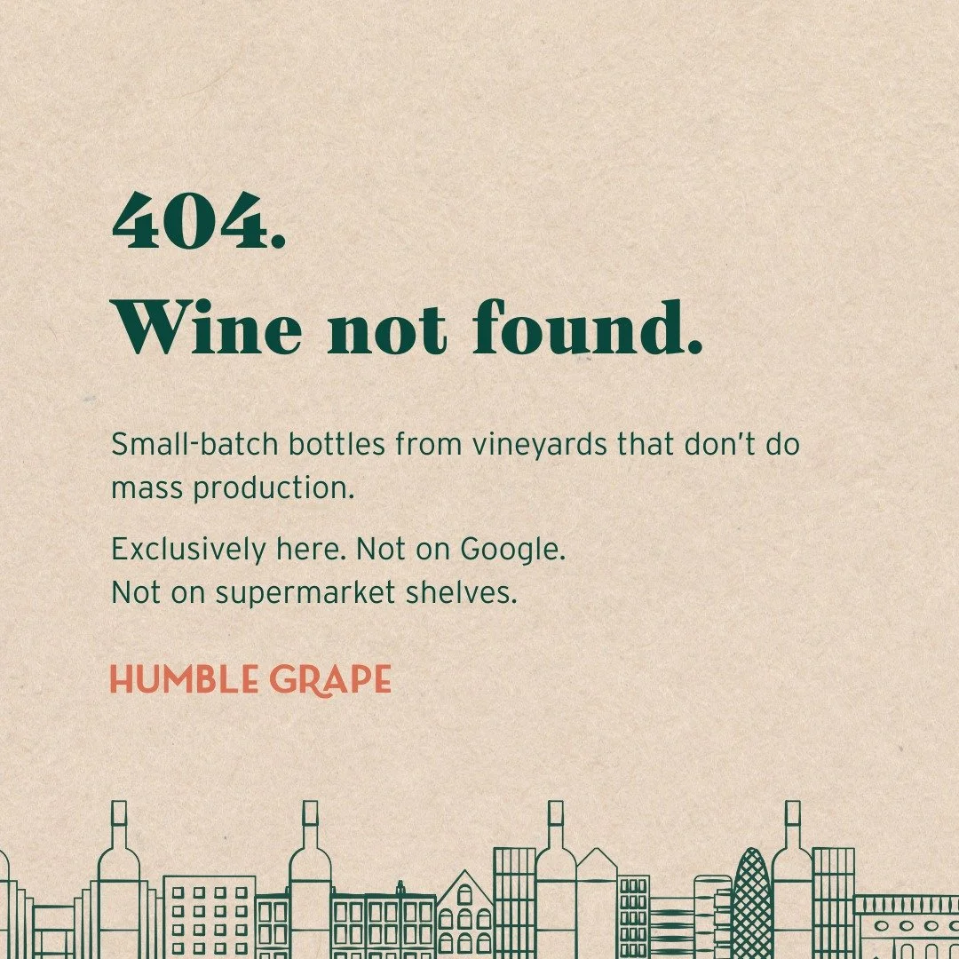 Find us across our 7 central London locations 📍 Serving 500+ organic small-batch bottles from vineyards that don&rsquo;t do mass production 🍷

Exclusively here. Not on Google. Not on supermarket shelves. 

#winelovers #fyp #404error #winequotes