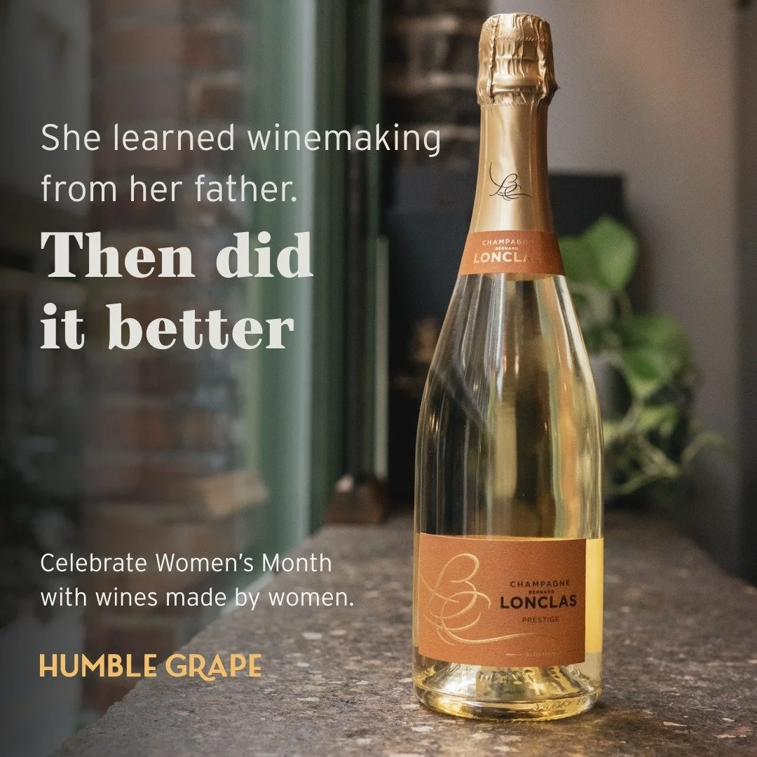 She learned winemaking from her father. Then did it better 🍇

Bernard Lonclas says that this can be drunk at any time and until dawn. We agree. We like to open this top blend &ndash; with its creamy, brioche and pastry flavours laced with toasted al