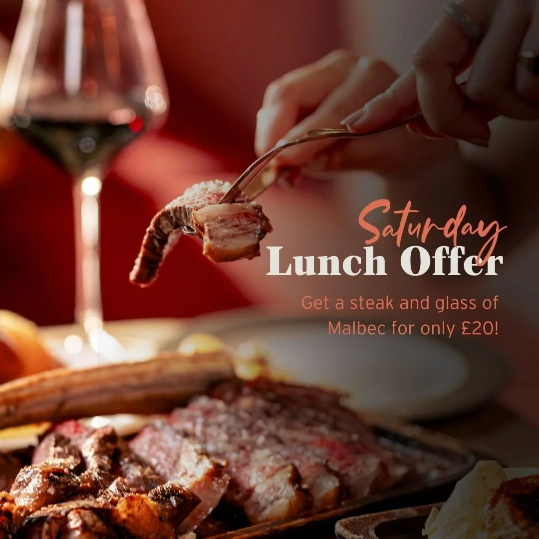 If you're on the look-out for a family-friendly and budget-friendly spot for Easter this weekend, make sure to try our &pound;20 Steak &amp; Malbec offer from 12-4pm on Saturday. 

📍 Available at Battersea, Canary Wharf, and Islington

#steakandmalb