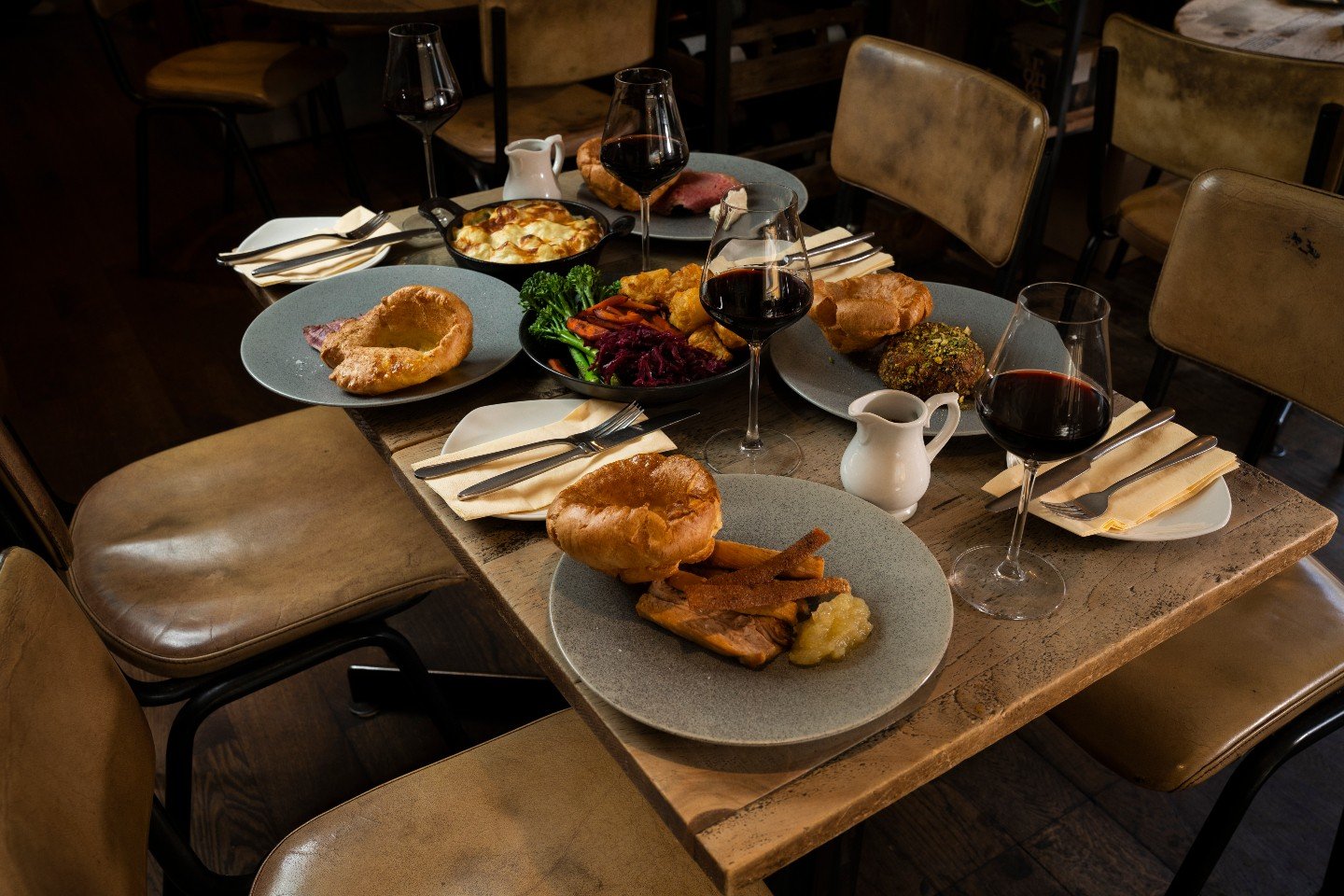 This Easter Sunday, join us for a Sunday Roast and get &pound;35 towards your wine bottle for groups larger than 4 🍷 We also offer our Sunday Roast as kids portions for &pound;12.50 - a choice of Beef, Lamb, Pork or Mushroom Ballottine, served with 