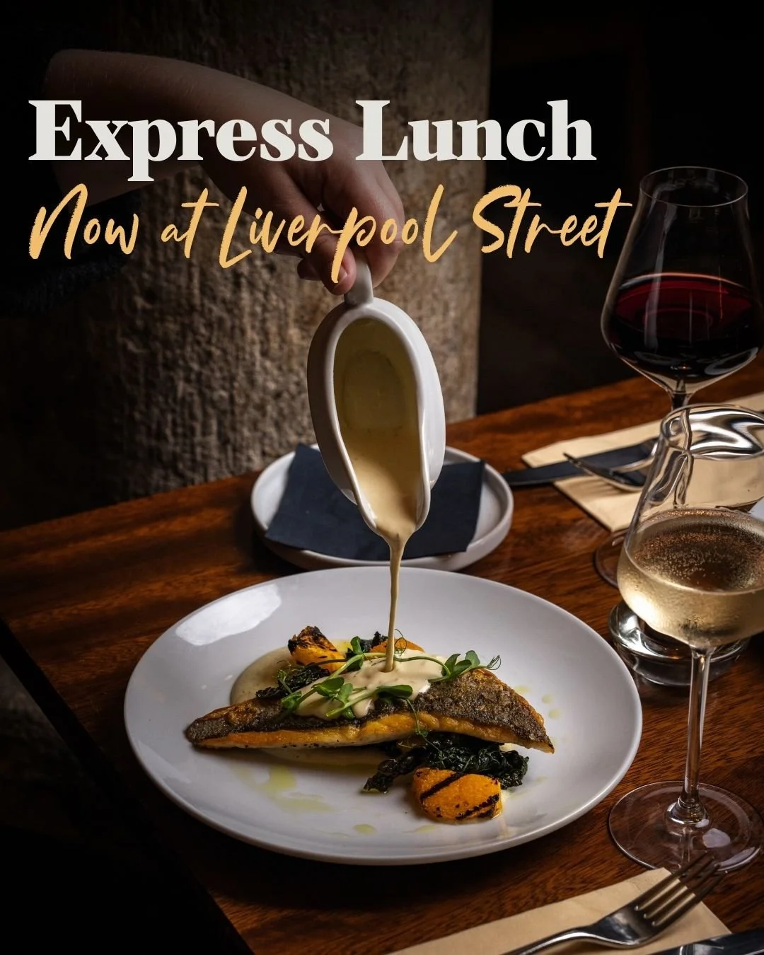 Our Express Lunch Menus are now available at Humble Grape Liverpool Street 🍷 🍽️ Enjoy 2 courses for &pound;21 or 3 courses for &pound;25

📍 Also available at Bow Lane &amp; Fleet Street

#lunchoffer #expresslunch #lunchmenu #newmenu #londoneats #l