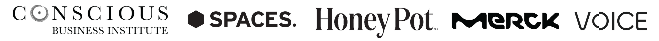 Client logos — Merck, The Honey Pot Co., and other organisations Paula Torraco has worked with