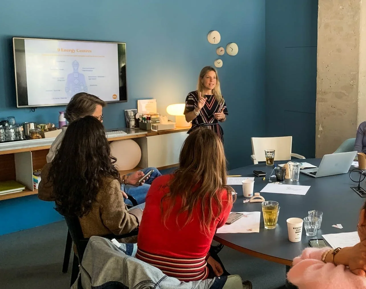 Paula Torraco facilitating a Human Design team workshop