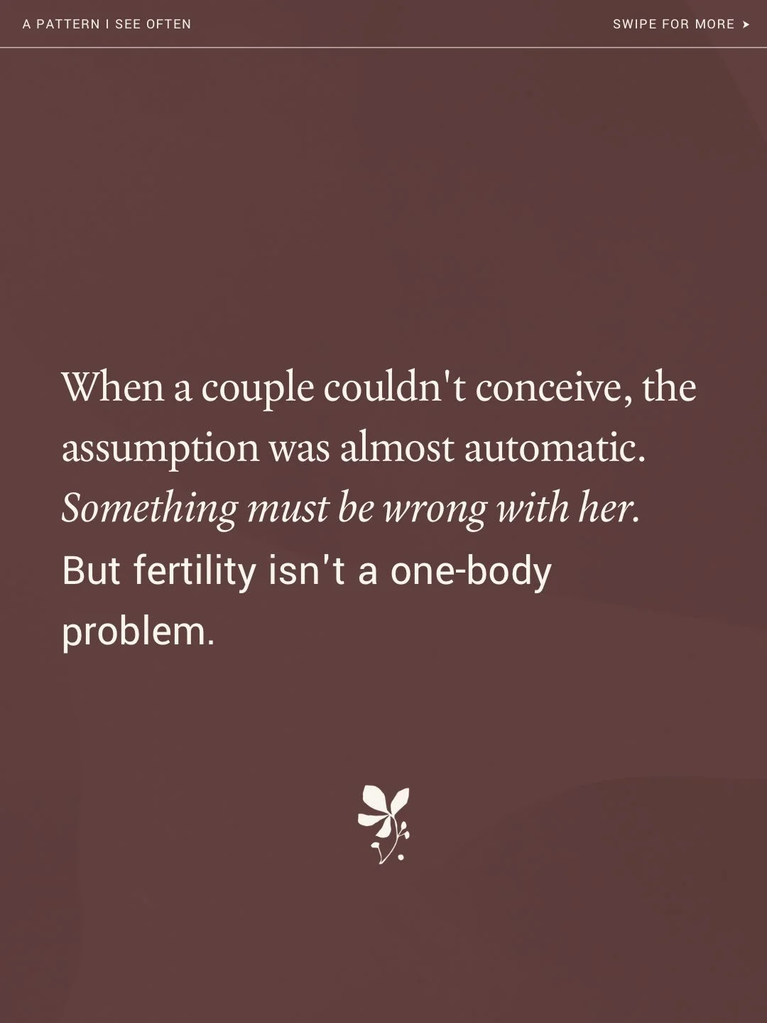 The playbook gets downloaded in seconds. Then it sits there, unopened, for a week or two, and that&rsquo;s not a failure on your part. Most couples I work with are already stretched thin before fertility becomes one more thing on the list. What actua