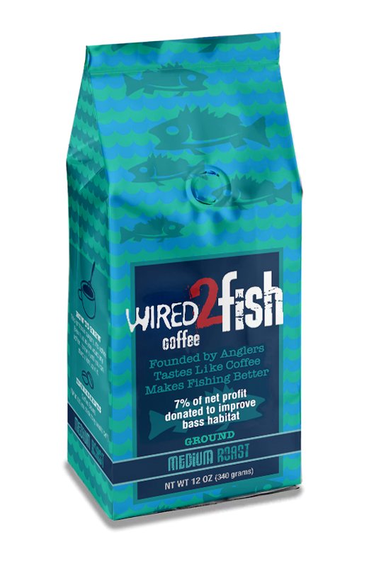 Wired2fish Medium Roast Coffee (Ground) — Wired2Fish