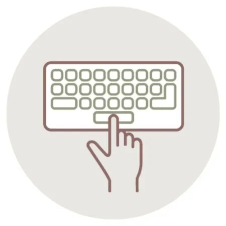 Writing a personal message to include with a Little Saps gift tree.