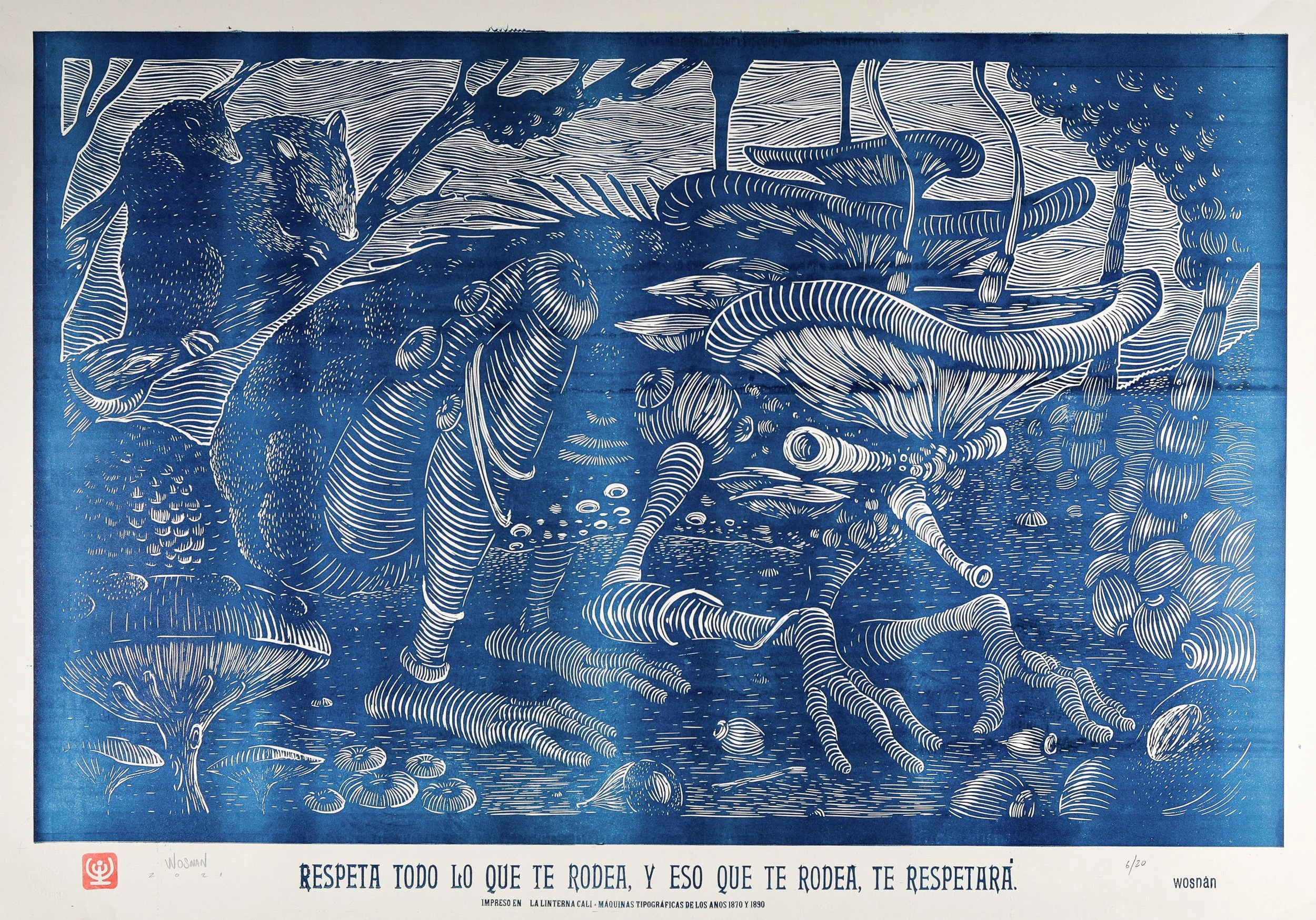 Respeta (Black and Blue) by Wosnan