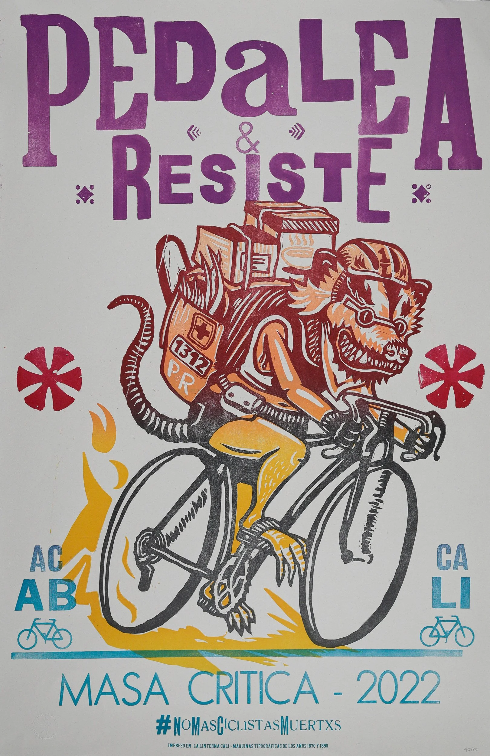 Pedalea y Resiste by Chya Taller & La Linterna