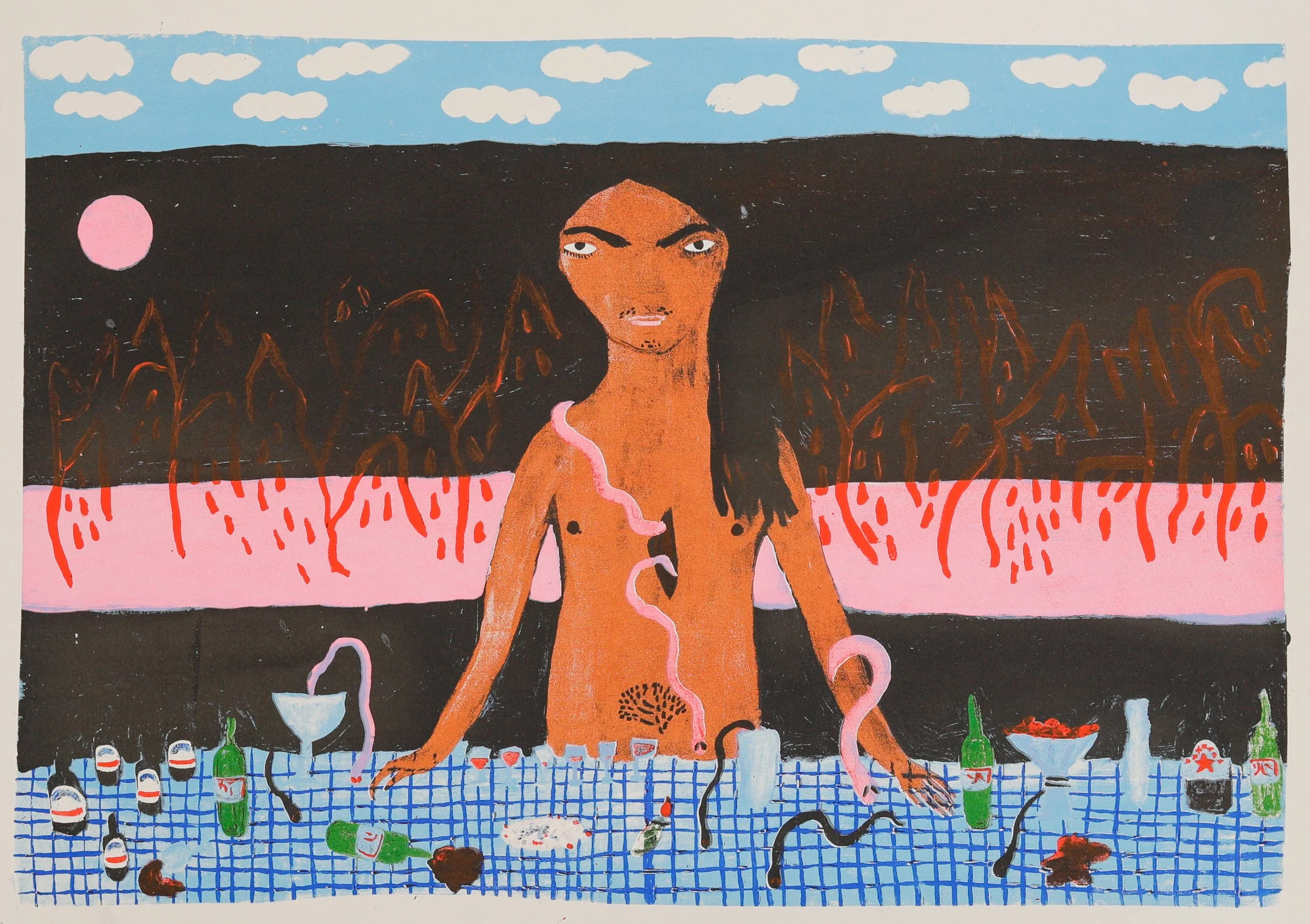 El Plagio (Silkscreen) by Gabriela Guarnizo & Rat Trap