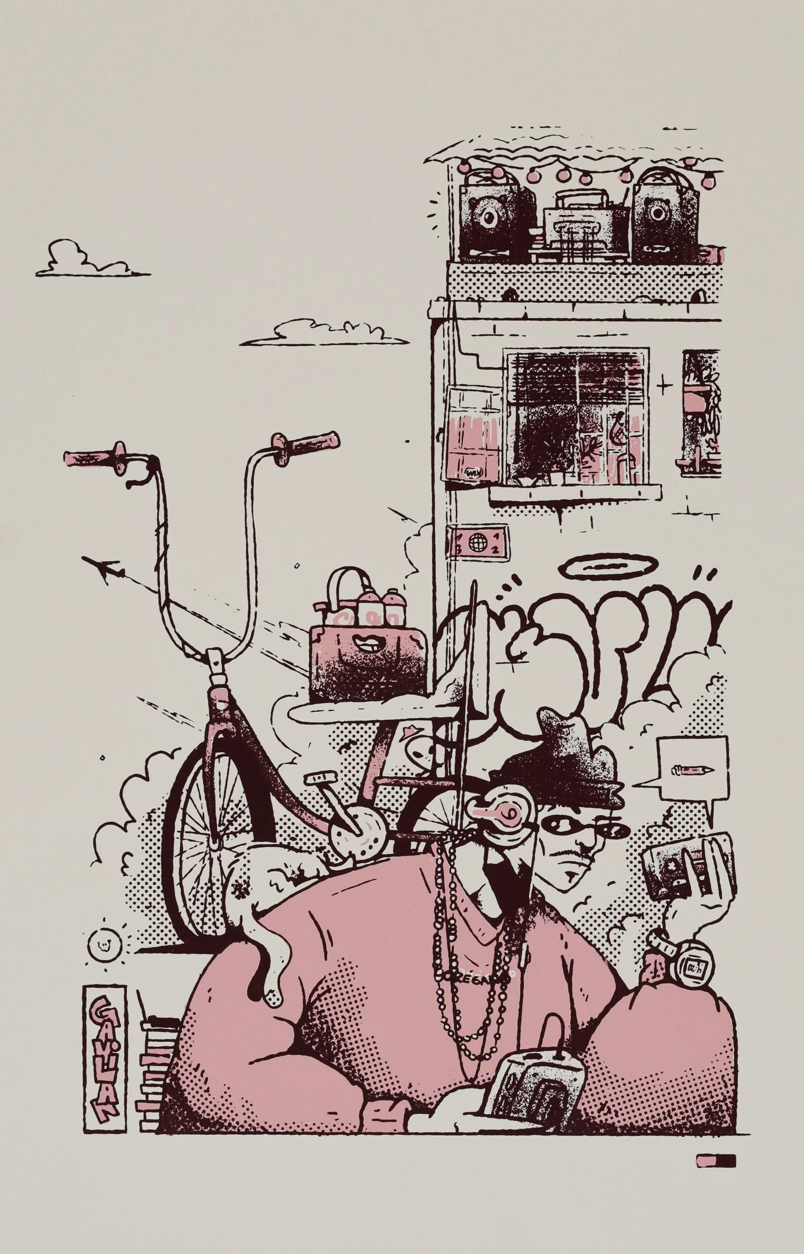 Free Time in Town by Gavilán