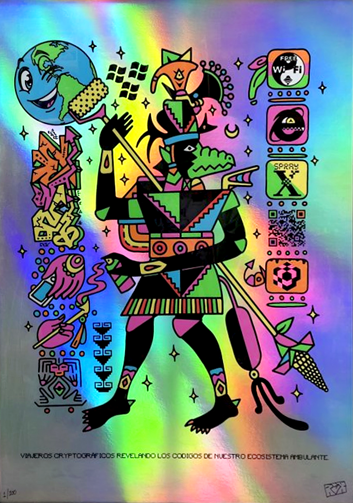 Viajero criptográfico by Rex Bantron