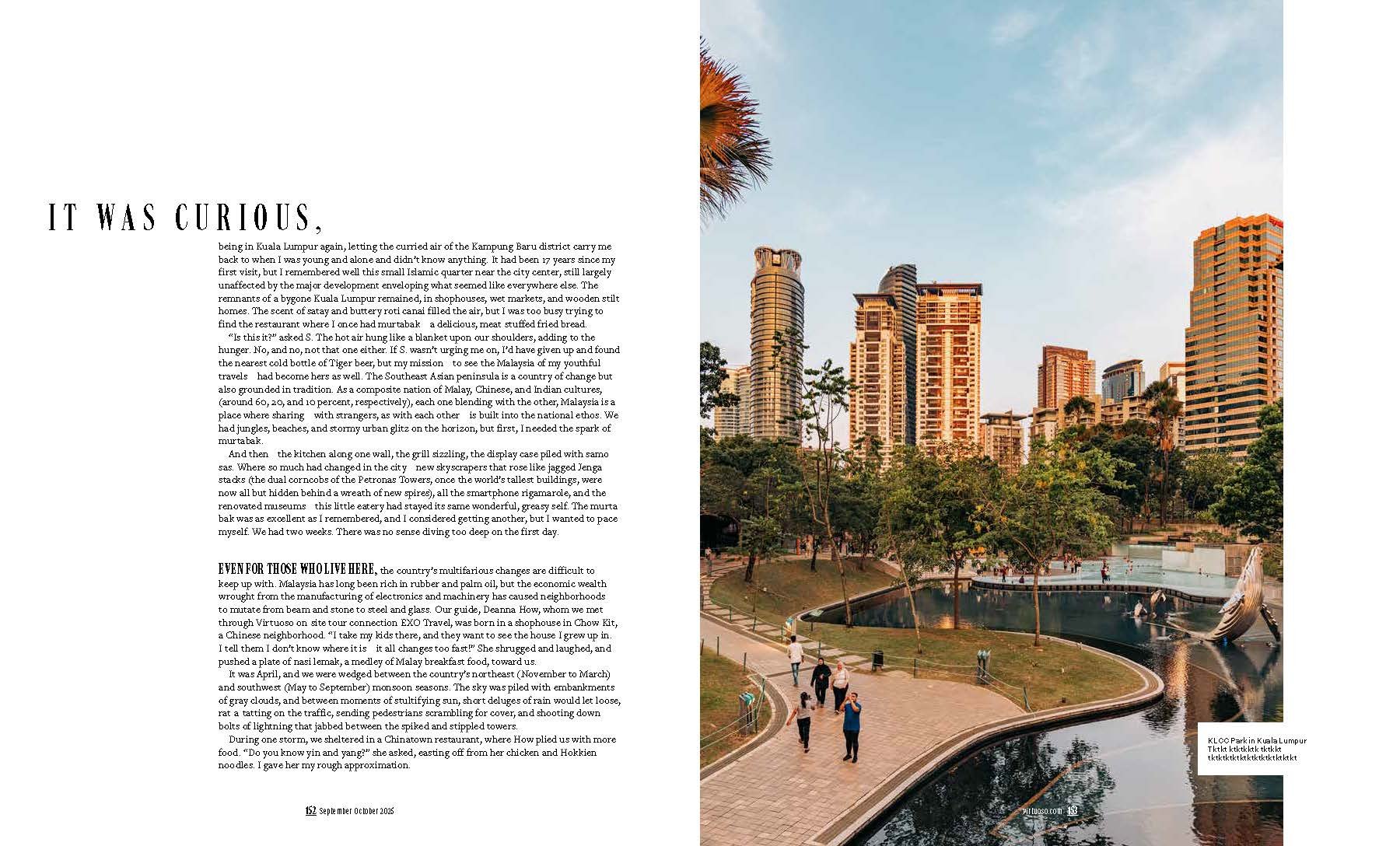 Malaysia for Virtuoso, Sept/Oct 2025