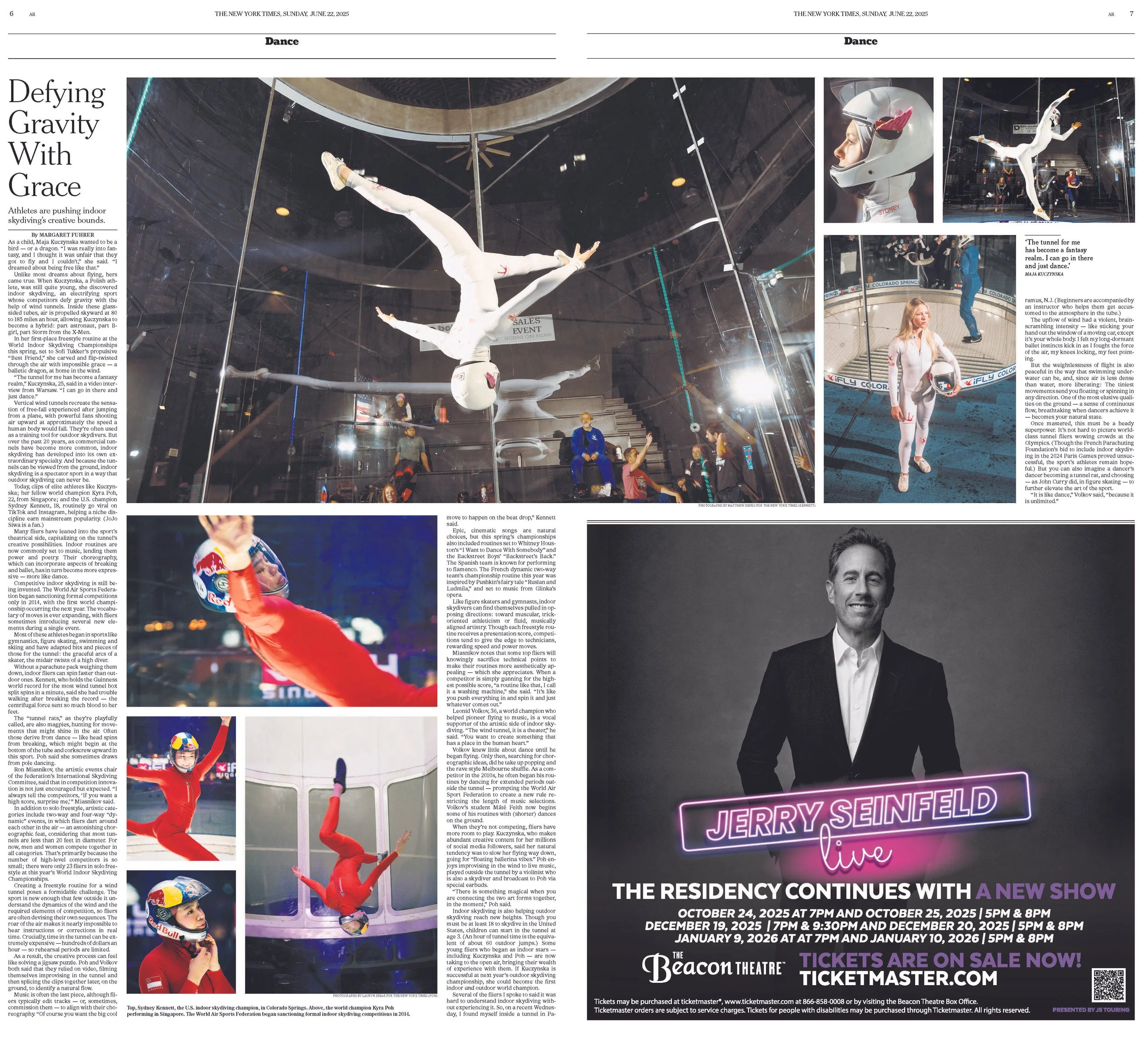 Defying Gravity With Grace - The New York Times, June 2025
