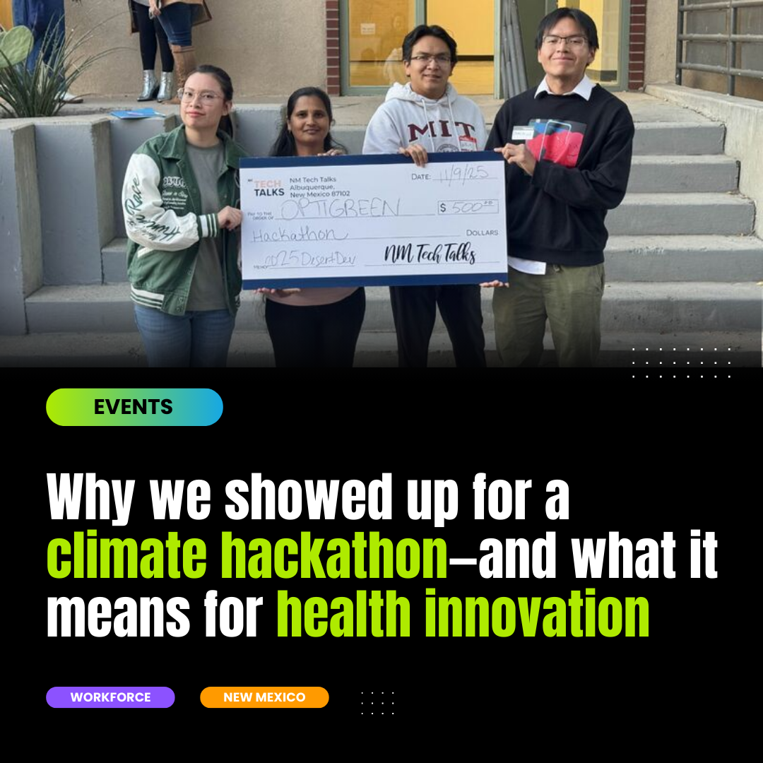 Why we showed up to a climate hackathon—and what it means for health innovation