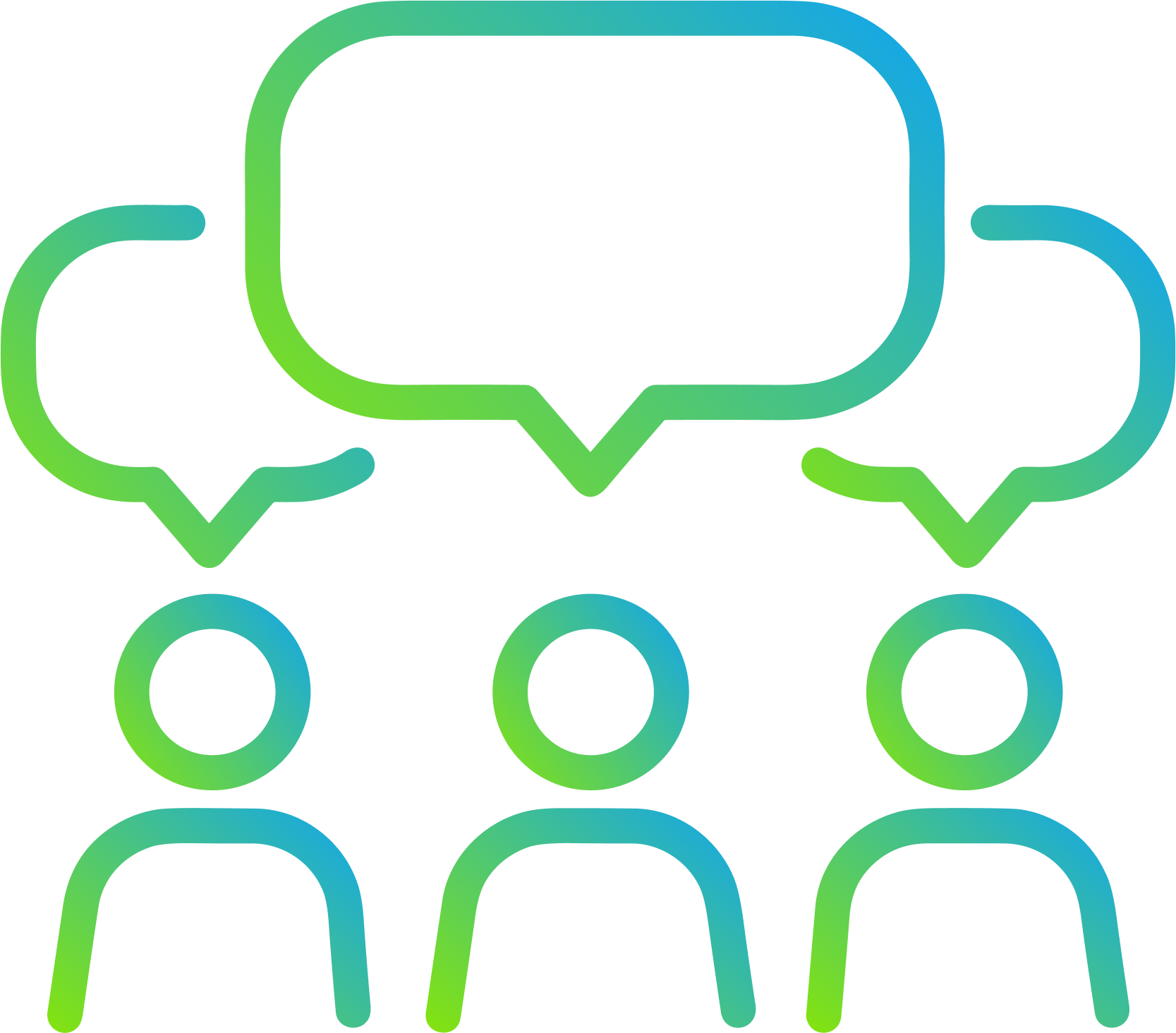 Stacked bar chart with data values and percentages labeled on each bar, with colors ranging from green to blue.