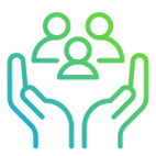 A stylized, colorful illustration of a robot head with a circuit-like design.