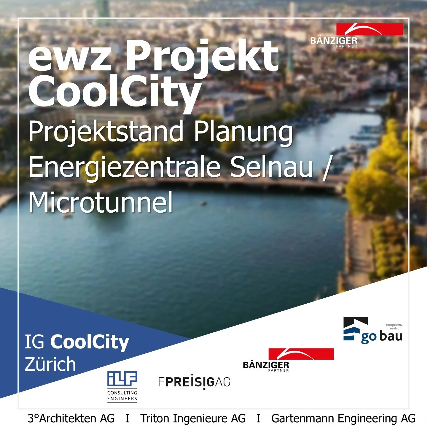 Projektstad Planung Energiezentrale Selnau / Microtunnel