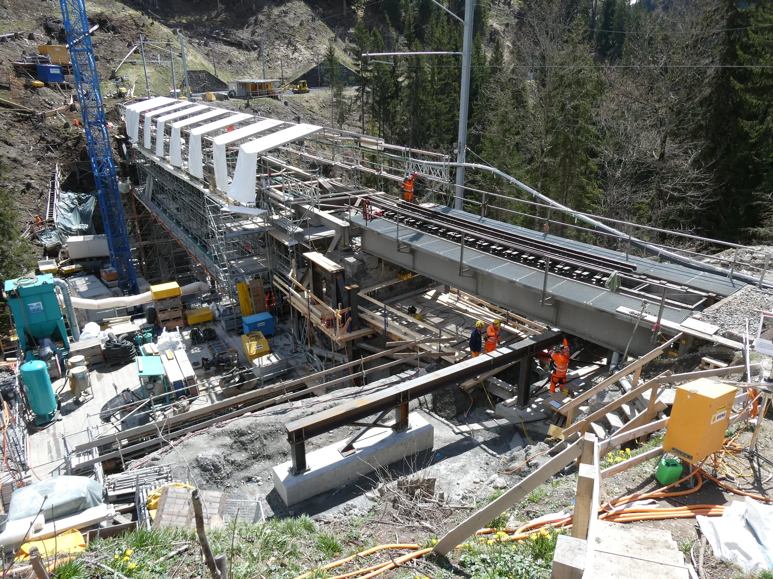 Erfolgreiche Bauphase unter Totalsperre