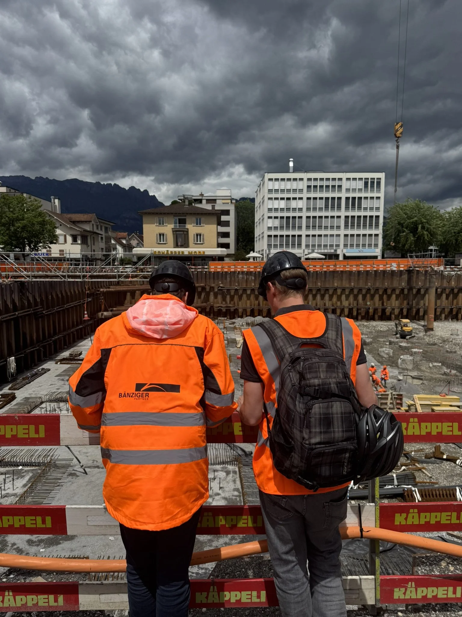 Praxisnaher Austausch auf der Baustelle Chez Fritz