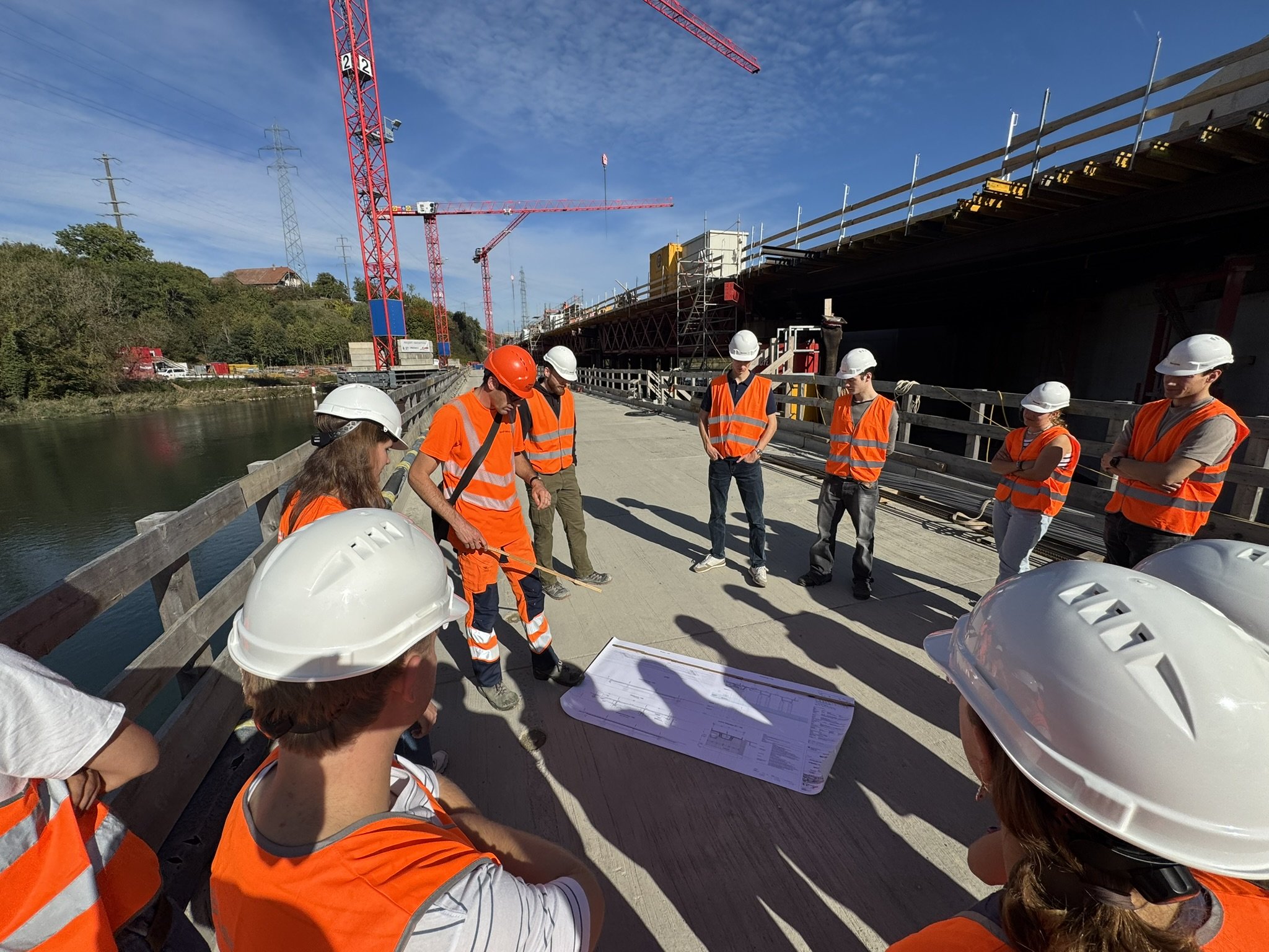 Vom Hörsaal direkt auf die Baustelle