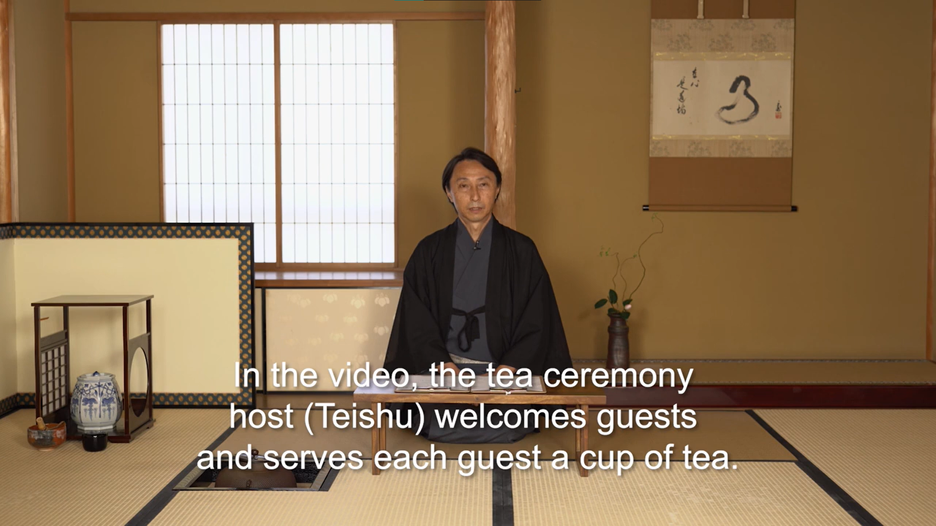 Instructor Hitoshi Murata introduces the Way of Tea