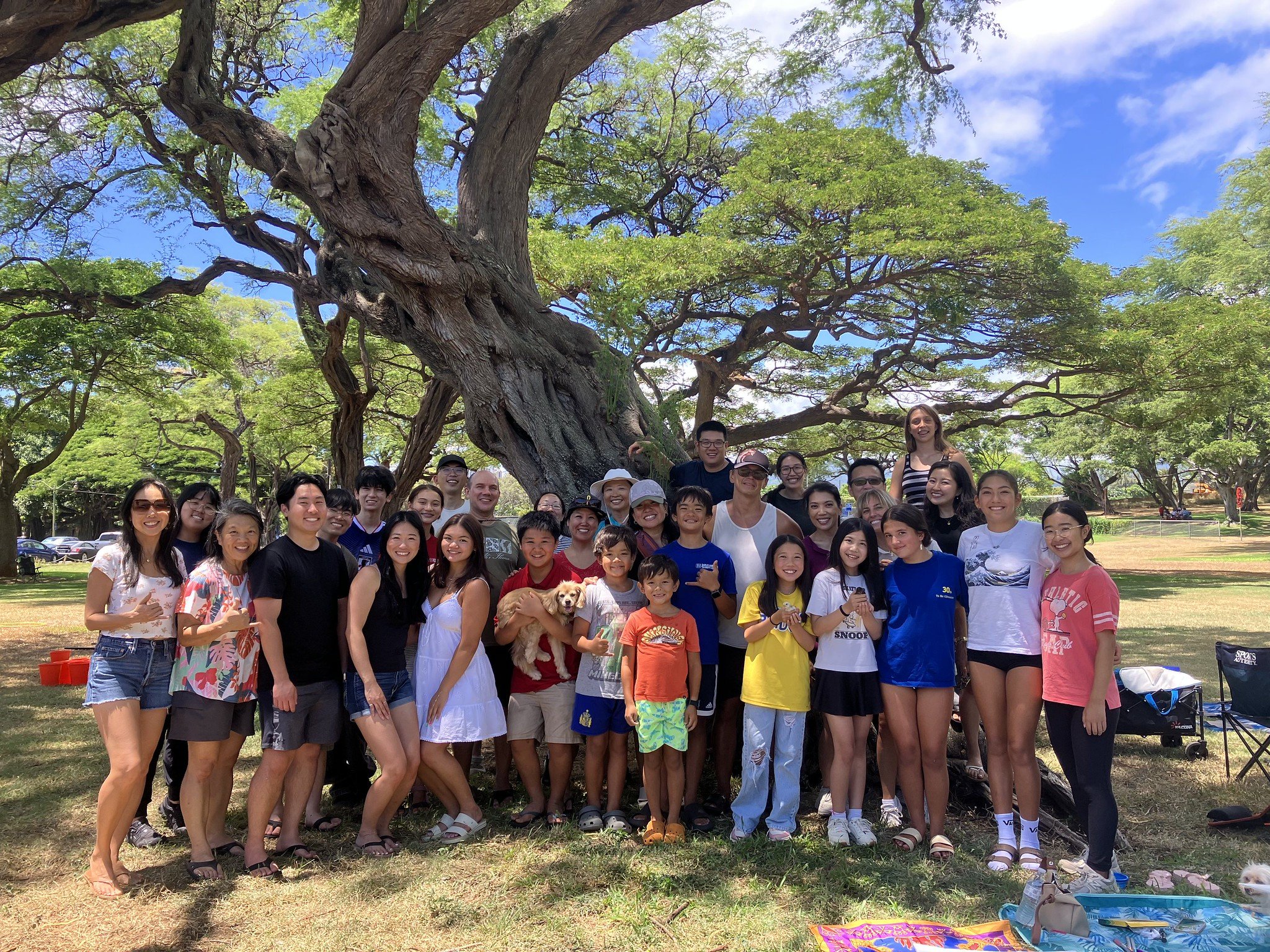 Hawaii Junior Ambassadors Reconnect at Bridge Club Hawaii Welcome Home Picnic