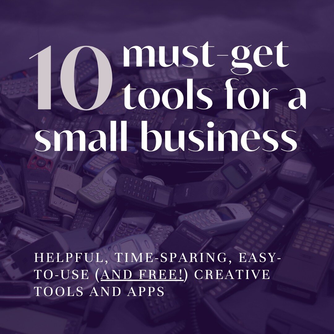 10 must-get creative tools and apps for small businesses 🙌🏼

Swipe for my current favorites on desktop and mobile. Would you like to hear and see more of the possibilities and use cases of some of these tools? Let me know in the comments or DM me w