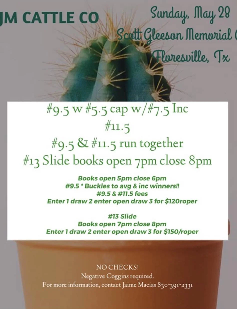 Scott Gleeson Memorial Roping Sunday Night May 28 2023 USA Roping Scott Gleeson Memorial Roping Sunday Night May 28 2023 USA Roping