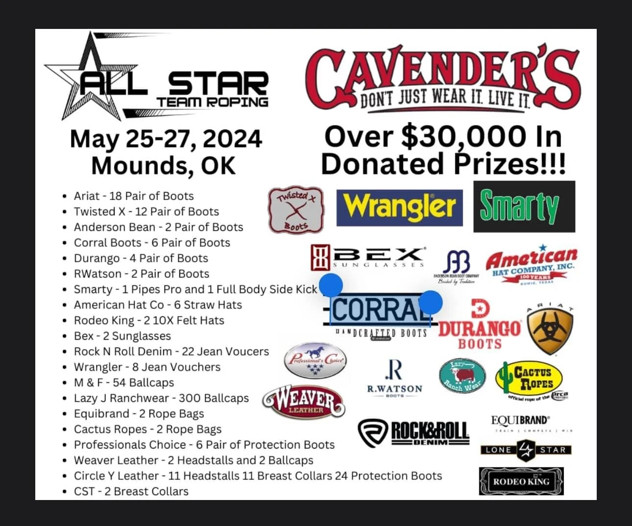 OK Events — USA Roping Calendar