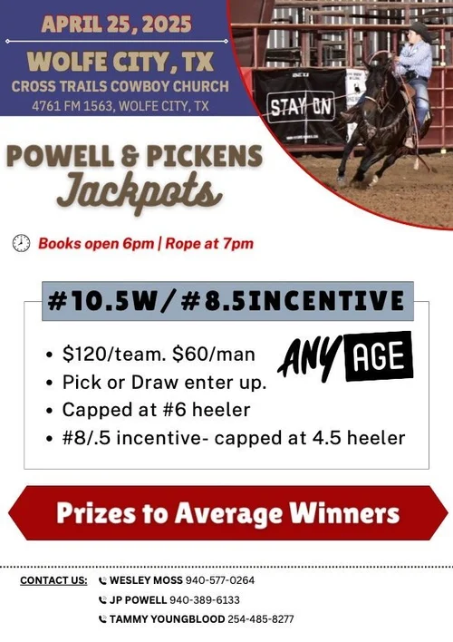 Local Texas Team Roping Events List — USA Roping Calendar