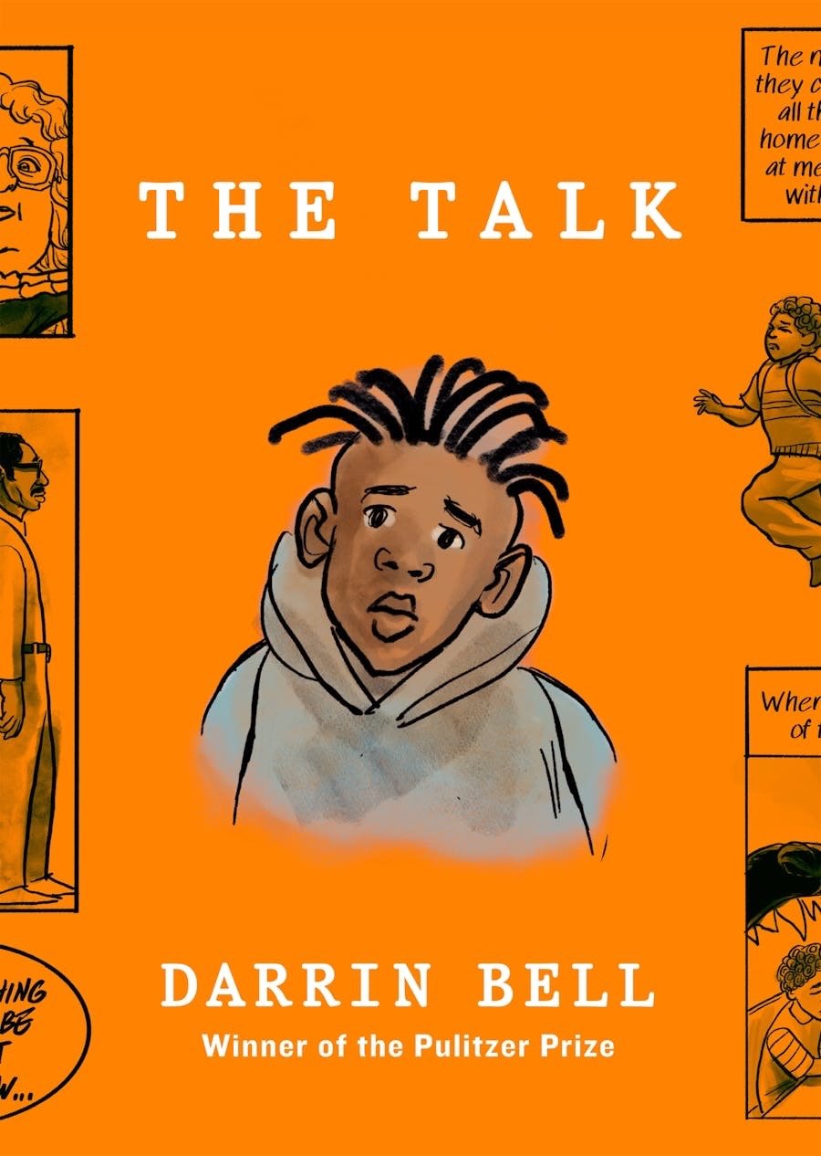  Cover of Darrin Bell’s graphic novel  The Talk . Credit: Henry Holt &amp; Co. 