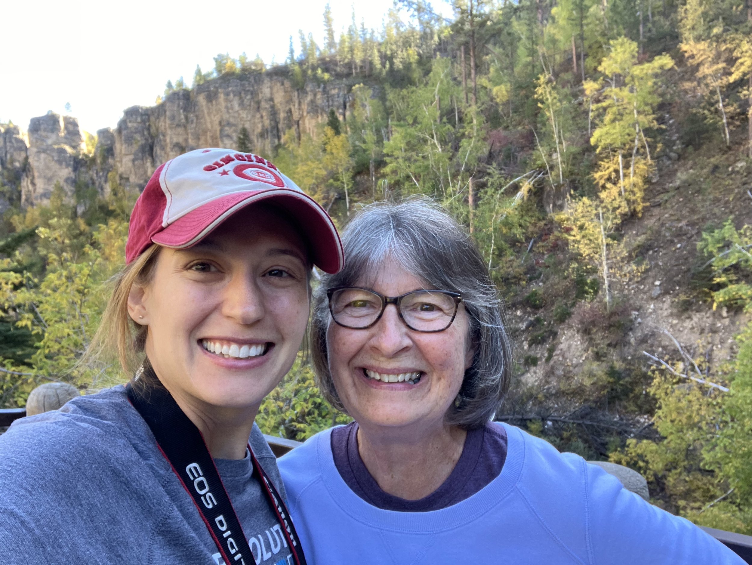 Leaf peeping with my Mom