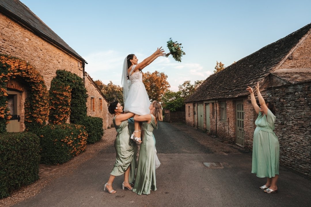 'Oxleaze Barn was such an incredible venue - we really had the perfect day! The staff are incredibly helpful throughout the journey and our event manager was an absolute hero - everything was so well organized on the day and all our suppliers were we