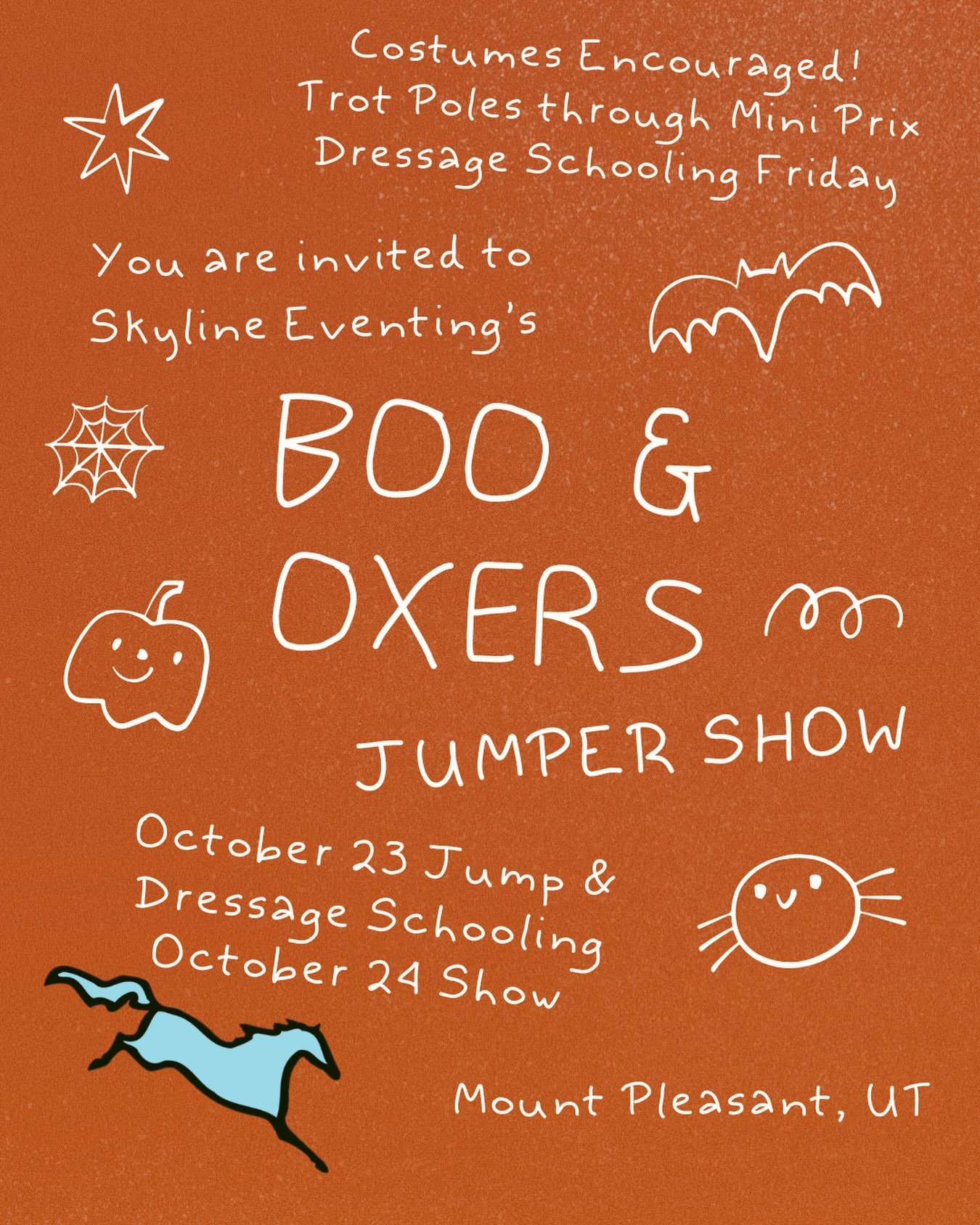 Boo! 🎃 Fall is here, and our final event of 2026 is officially on the calendar!

We&rsquo;re wrapping up an incredible season at Skyline with one last weekend of competition. Whether you&rsquo;re gearing up for fall three-day events or looking to ca