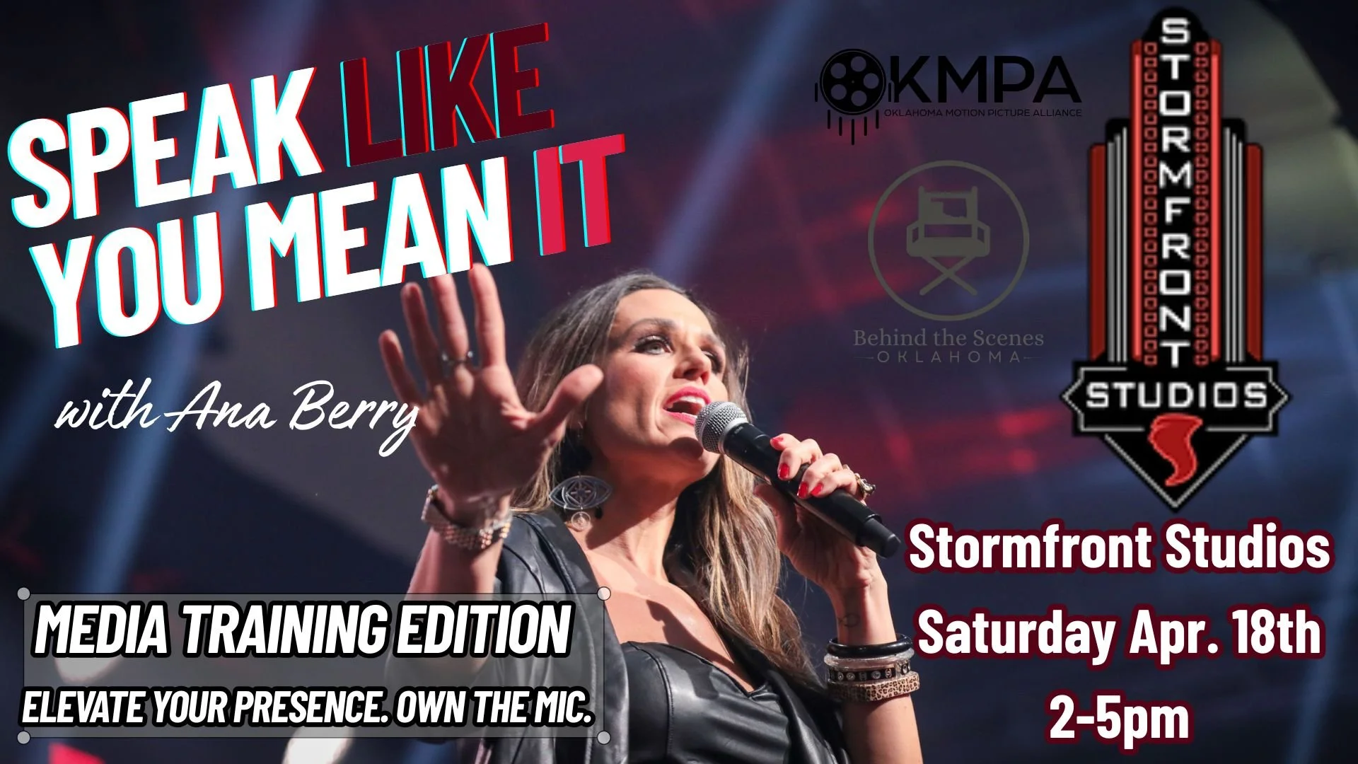 Speak Like You Mean It- Media Training Edition 