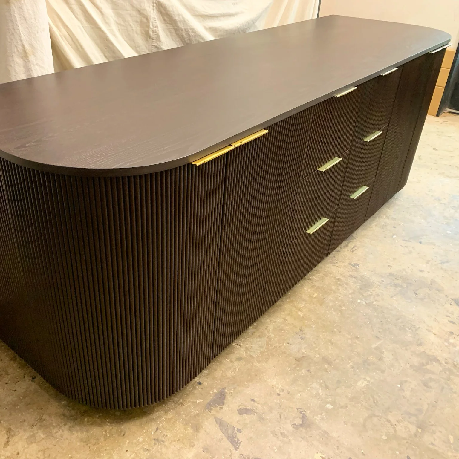 Media Cabinet built for Etch Design Group