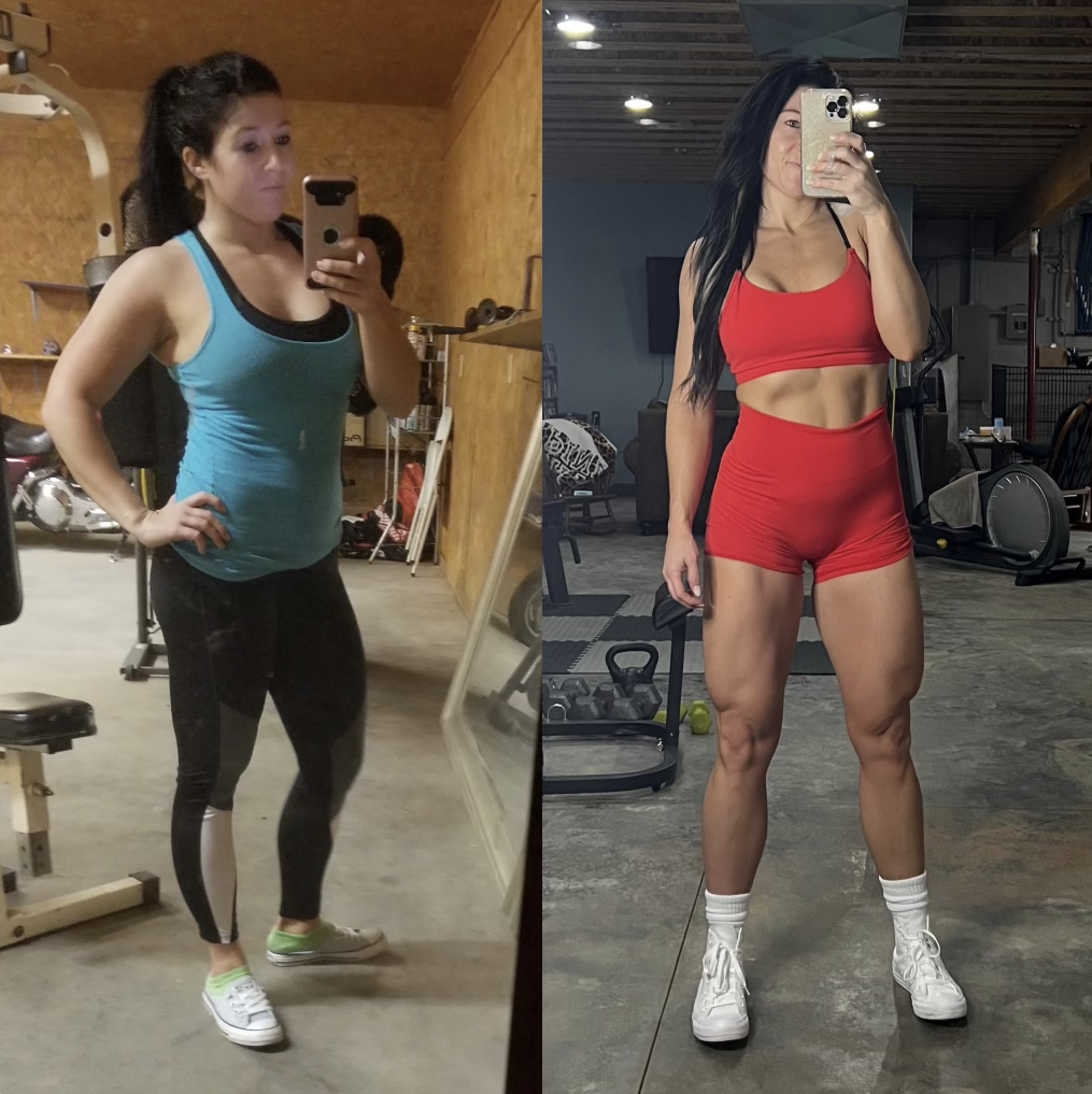 mica rose before and after fitness pictures
