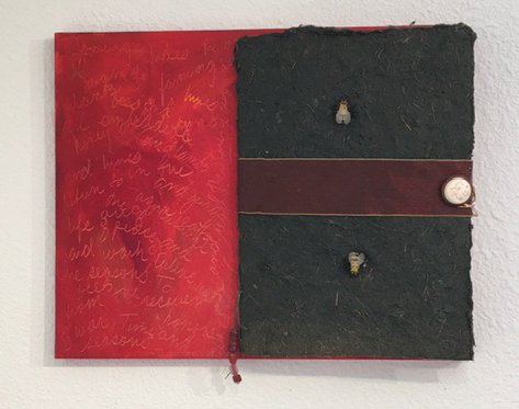 The Origin of Bees - Artist Book on canvas support