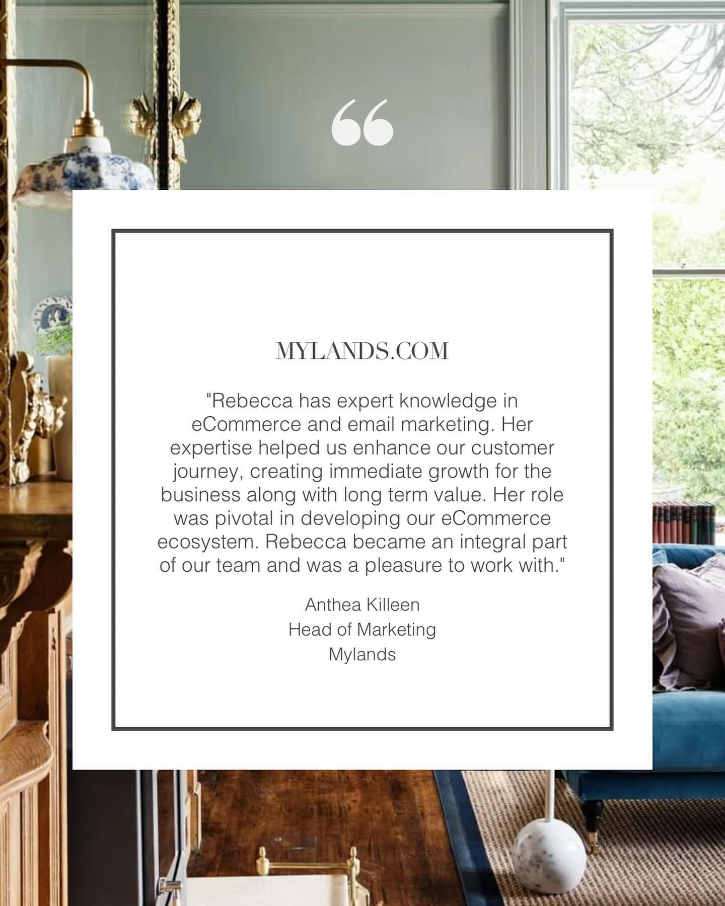 I don&rsquo;t often shout about my wins, but today, I&rsquo;m going to! 📢

For the past five months, I&rsquo;ve had the privilege of working with one of the UK&rsquo;s leading paint brands, @mylands_london 

Historically, B2B, Mylands is the only br