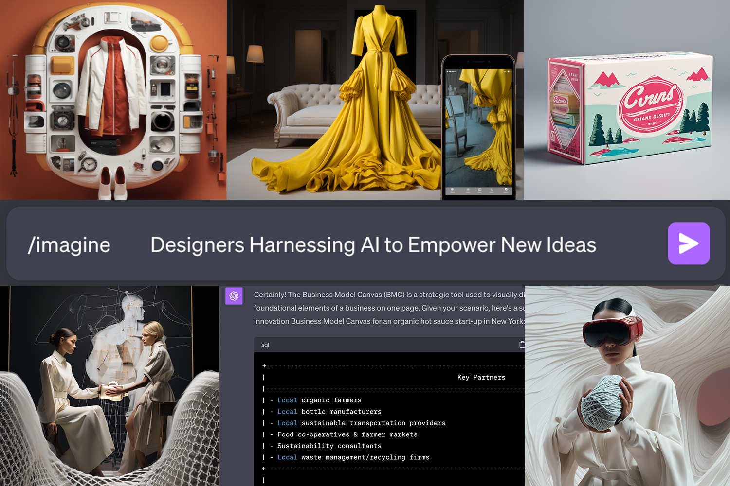 Pratt Institute AI Design Certificate student work