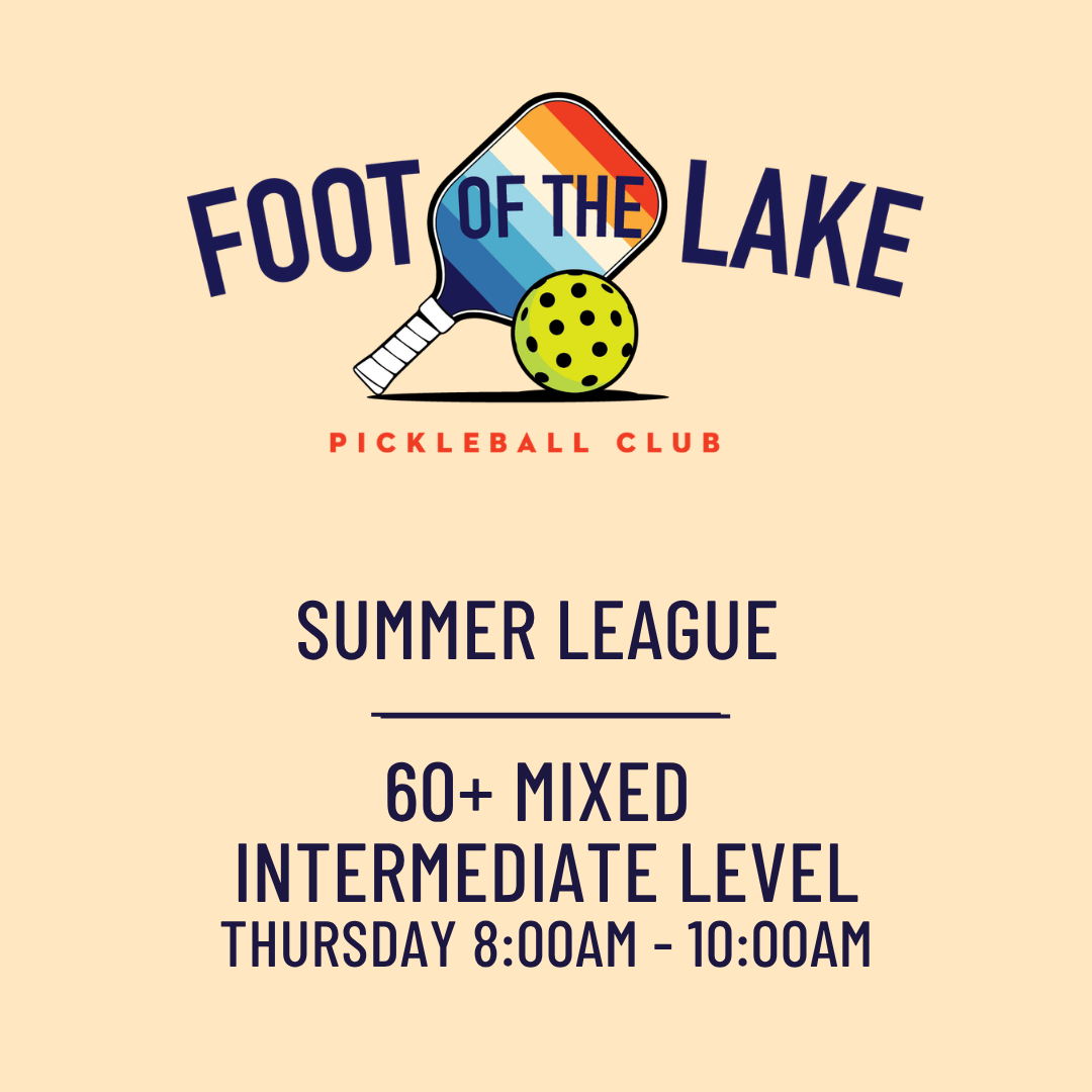 60+ MIXED INTERMEDIATE LEVEL MEMBER | Thursday 8:00am - 10:00am