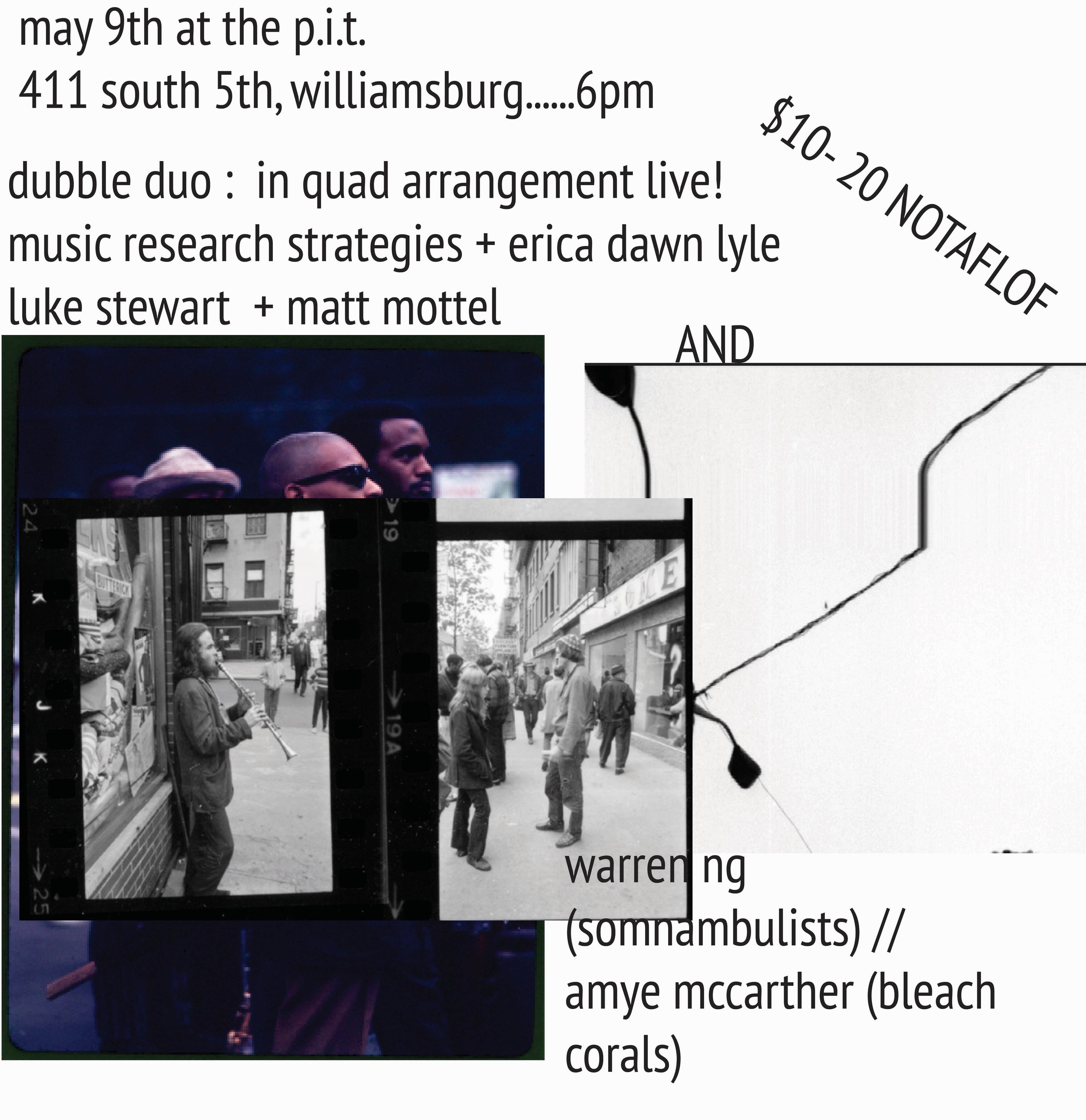 Dubble Duo: Music Research Strategies/Erica Dawn Lyle/Luke Stewart/Matt Mottel//Warren Ng/Amye McCarther