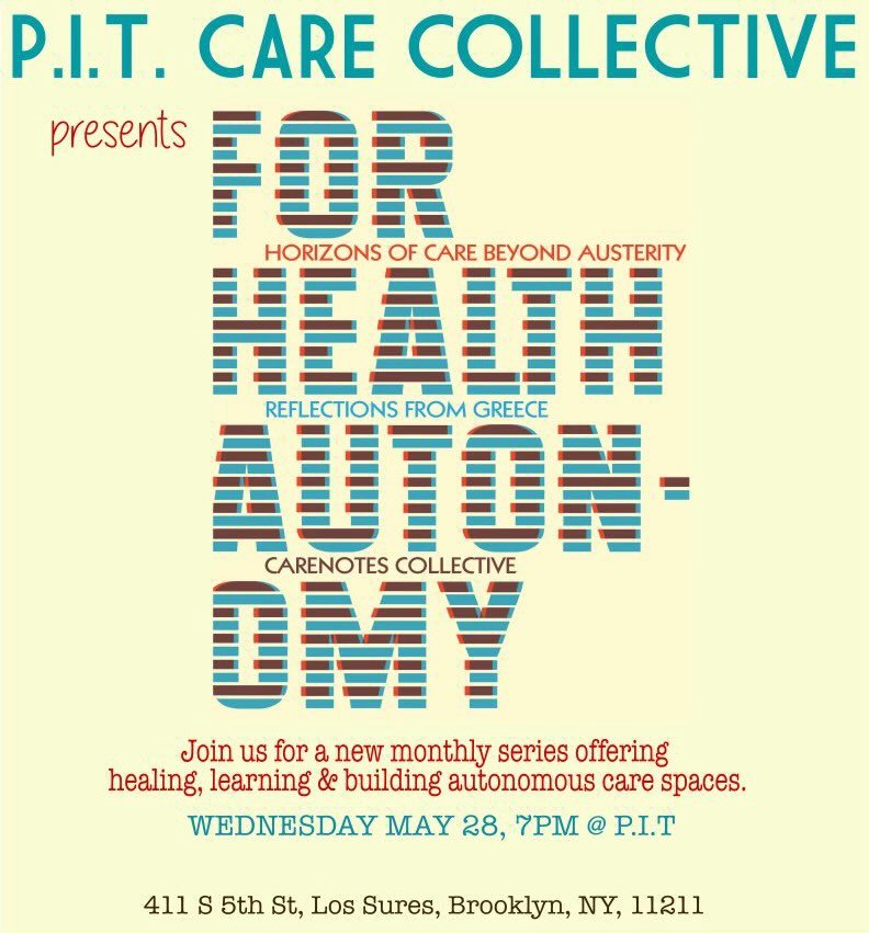 PIT Care Collective Workshop #1