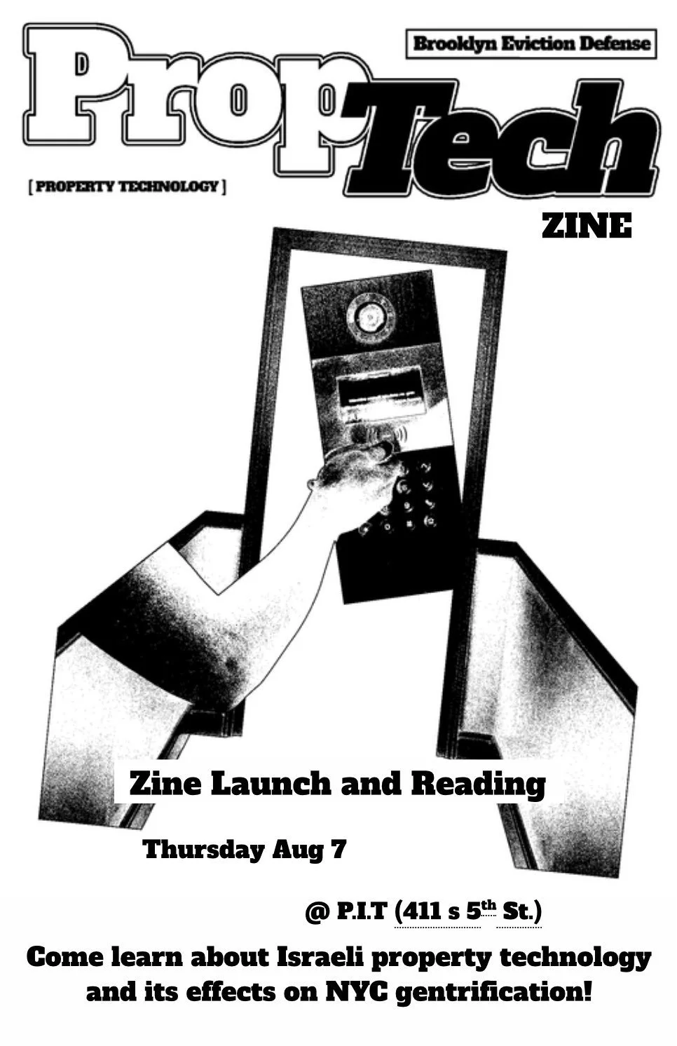 Prop Tech Zine Launch and Reading