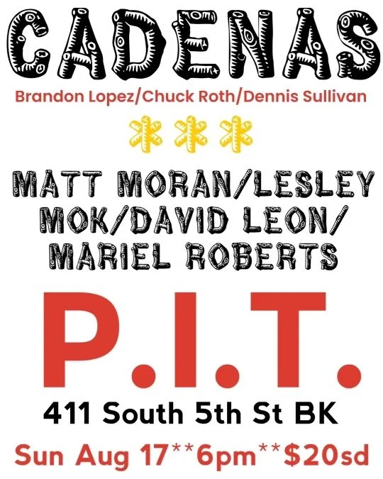 Cadenas: Brandon Lopez/Dennis Sullivan/Chuck Roth//Matt Moran/Lesley Mok/David Leon/Mariel Roberts