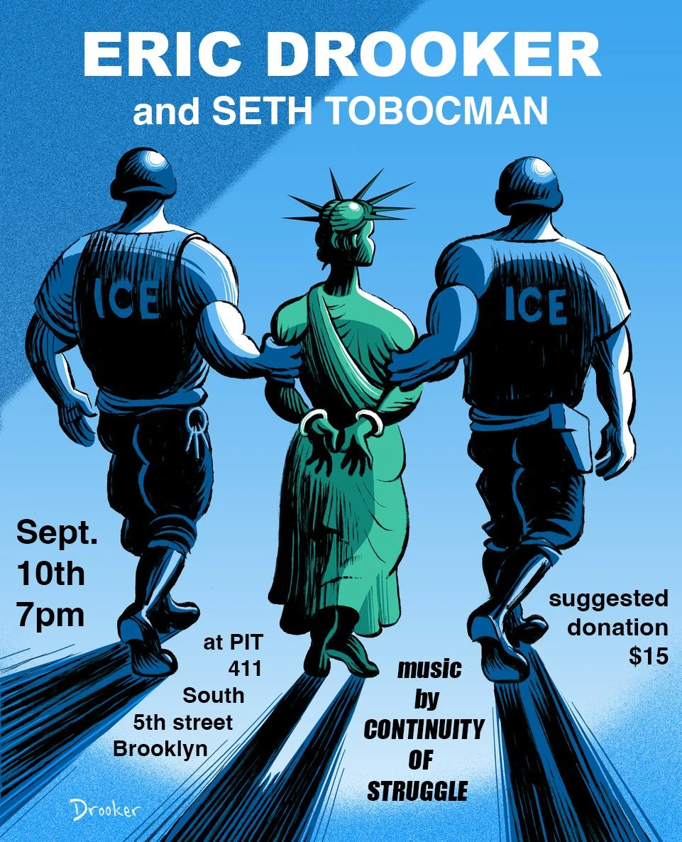 WWW3 Illustrated Live Presents: Eric Drooker and Seth Tobocman
