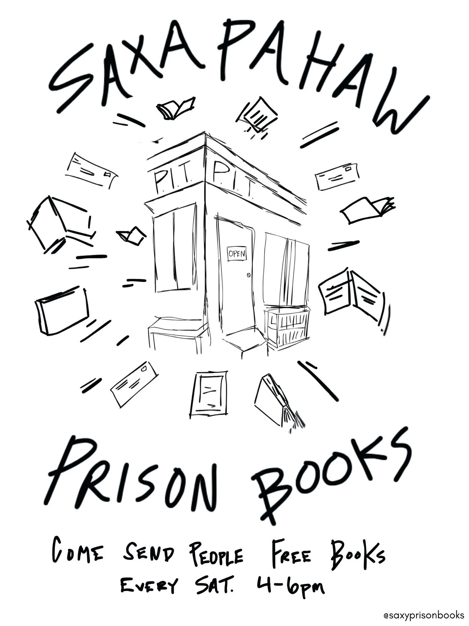 Saxapahaw Prison Books Weekly Packing Party 