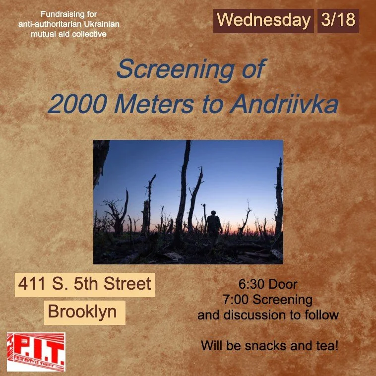 Screening: 2000 Meters to Andriivka 